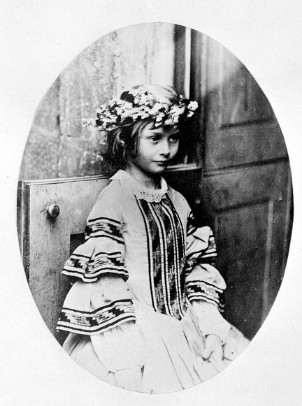 Lewis Carroll, Alice Liddell as 'The Queen of May', 1859