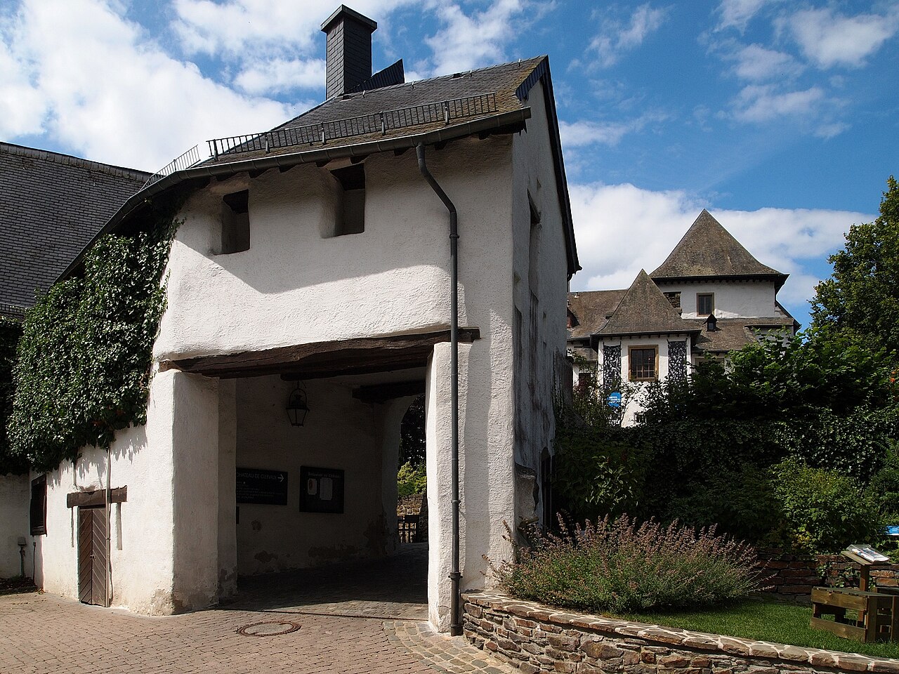 Clervaux town and castle, 13 August 2013