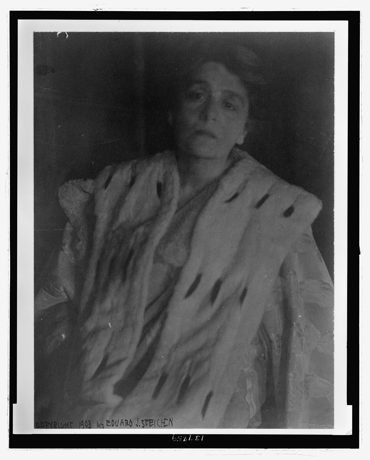 Edward Steichen, portrait of Eleanora Duse, 1903