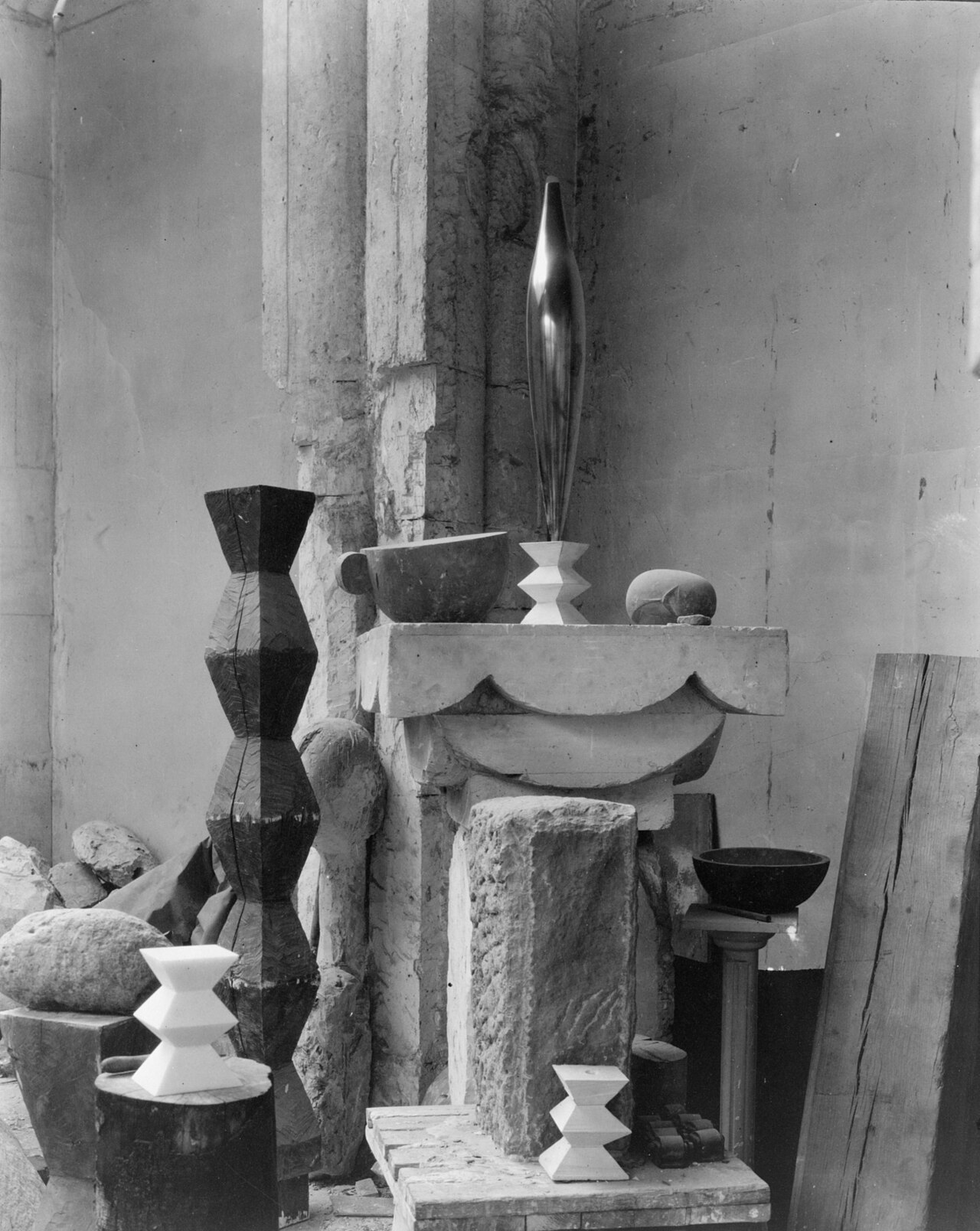 Edward Steichen, Brancusi's studio, Paris, 1920